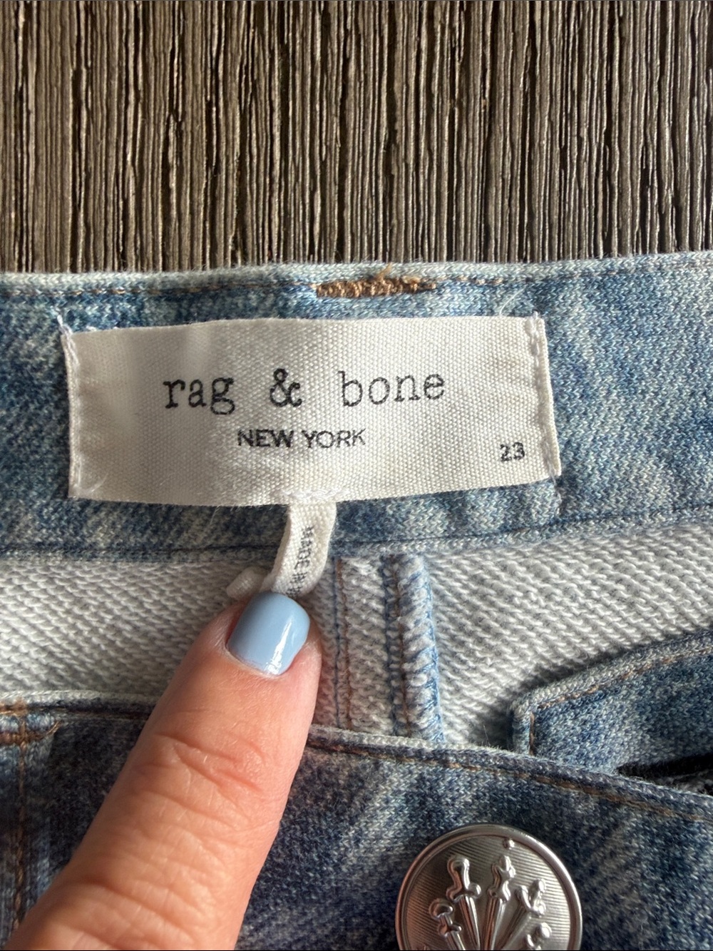 rag & bone Light Wash High-Rise Women's Jeans